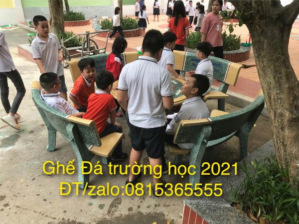 Bộ bàn ghế đá trường học 2021